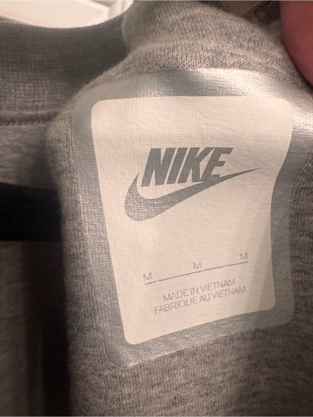 NikeLab Sacai Tech Fleece Sweatshirt Tennis Wedding Dress Bustle Sz M - Picture 5 of 5